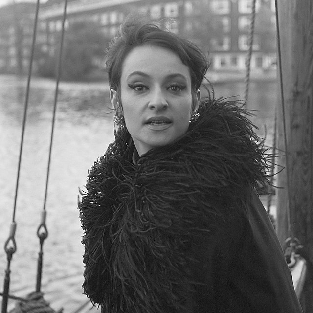 Franse chansonnière Barbara in Amsterdam.*19 oktober 1965