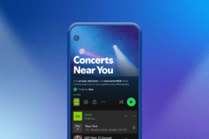 Spotify Concerts Near You playlist