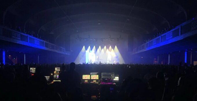 A view from the booth at Barry Can